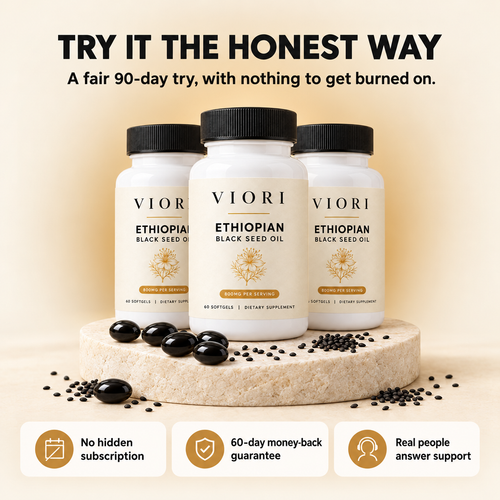 Viori Ethiopian Black Seed Oil Softgels